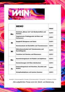 MIN—Bistro-am-Park—Wochenkarte